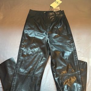 Leather Leggings Hi-Rise
